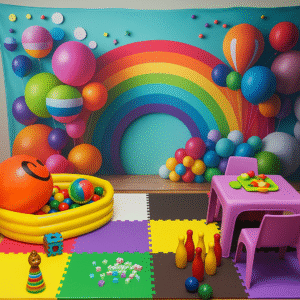 cantinho infantil 5 itens